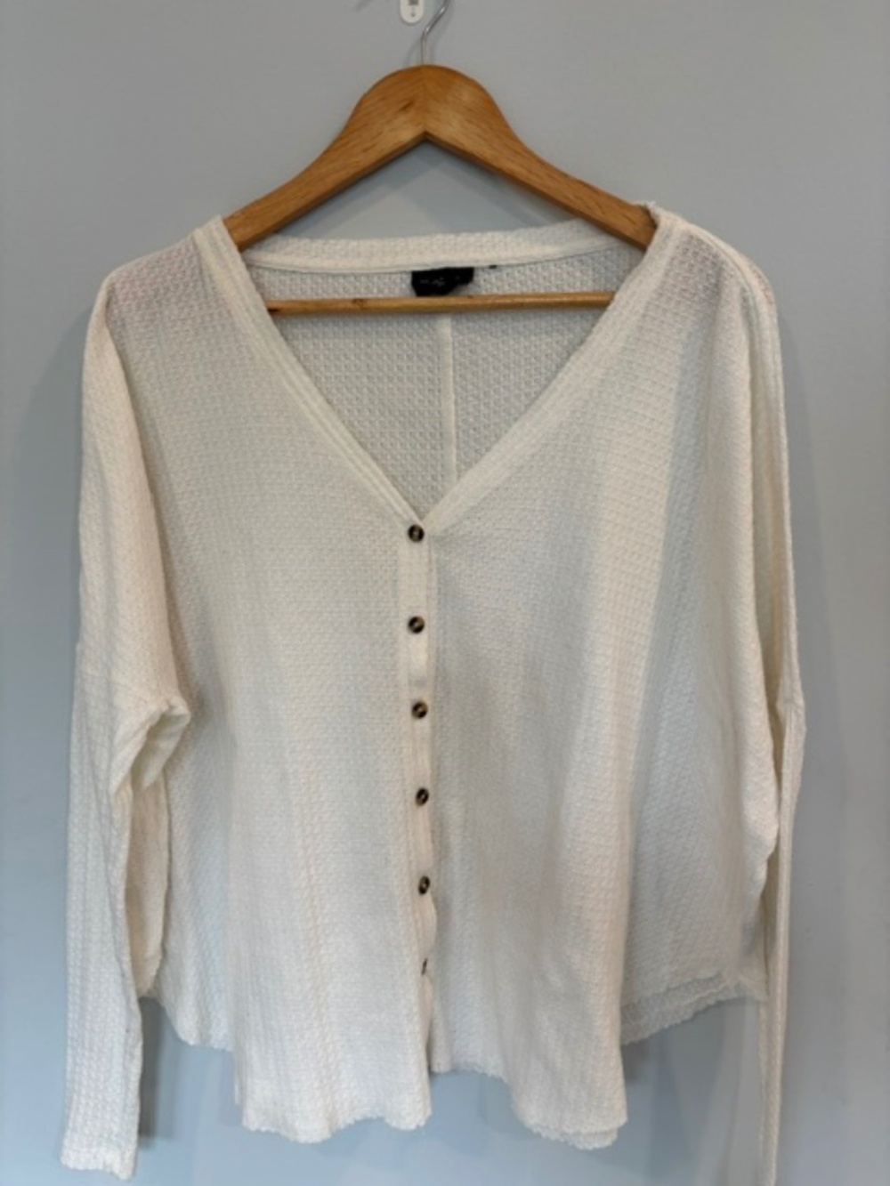 Free People Waffle Henley M
